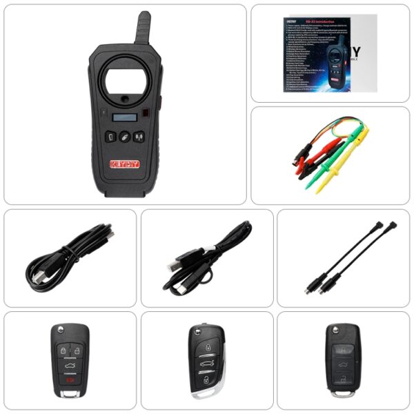 KEYDIY KD-X2 bilnøkkel garasjeport Remote Maker Unlocker med gratis ID48 96bit transponder kopierings funksjon - Image 7