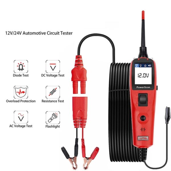 Autel PowerScan PS100 tester diagnoseverktøy for elektrisk system - Image 4