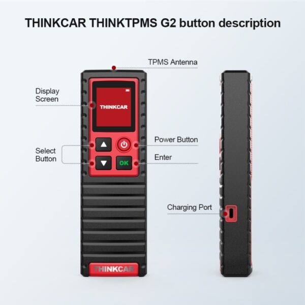 THINKTPMS G2 TPMS Relearn Tire Reset Tool, TPMS Tire Pressure Detector Handheld Terminator, Relearn, Reset og Program TPMS Sensors - Image 4