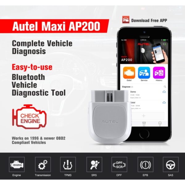 Autel AP200 Bluetooth OBD2 - Image 8