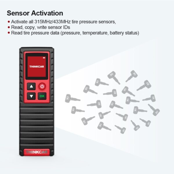 THINKTPMS G2 TPMS Relearn Tire Reset Tool, TPMS Tire Pressure Detector Handheld Terminator, Relearn, Reset og Program TPMS Sensors - Image 8